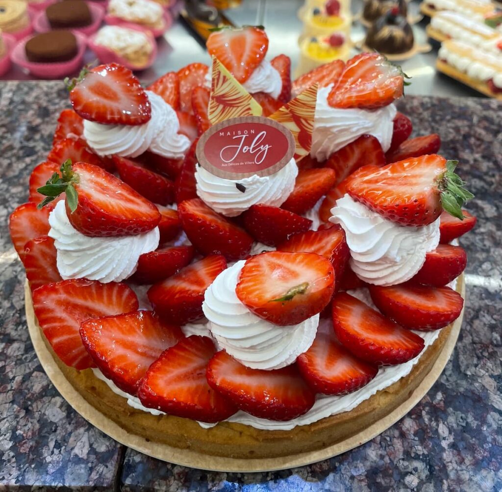 Tarte fraise chantilly